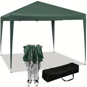 Pérgola Plegable de 3x3m, Pérgola para Jardín Impermeable con Protección UV, Tienda de Fiesta Exterior Ajustable en Altura, Incluye Bolsa de Transporte, Disponible en Varios Colores - Imagen 2