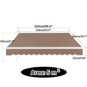 🌞 Toldo Retráctil Vela de Sombra Ajustable – Protección y Estilo para tus Espacios al Aire Libre - Imagen 6