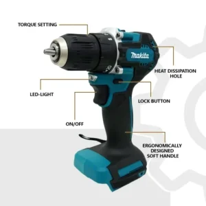 🔧 Taladro de Espada 1/2" 750W M6201B Makita – Potencia y Precisión para Profesionales - Imagen 2