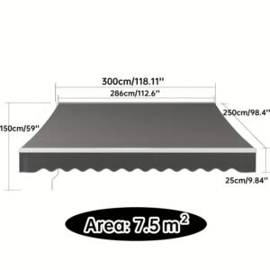🌞 Toldo Retráctil Vela de Sombra Ajustable – Protección y Estilo para tus Espacios al Aire Libre - Imagen 11