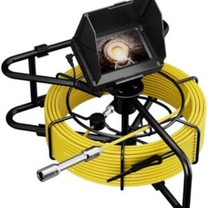cámara de inspección Tuberías 20M con Función DVR, Cámara Alcantarillado de Tuberías Cámara de Boroscopio de Drenaje Equipado con Monitor LCD de 4.3" (22mm)ESANHAO Endoscopio   Amazon.es Coche y moto